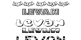 Coloriage Levan