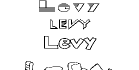 Coloriage Levy