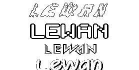 Coloriage Lewan