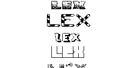 Coloriage Lex