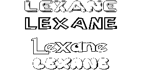 Coloriage Lexane