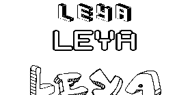 Coloriage Leya