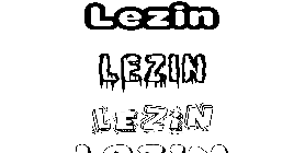 Coloriage Lezin