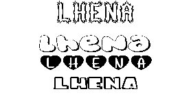 Coloriage Lhena