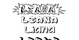 Coloriage Liana