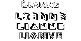 Coloriage Lianne