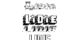 Coloriage Lidie