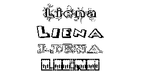 Coloriage Liena