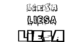 Coloriage Liesa