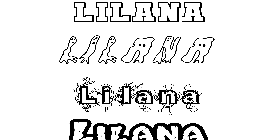 Coloriage Lilana