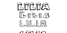 Coloriage Lilia