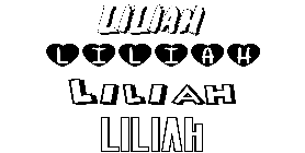 Coloriage Liliah