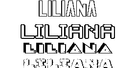 Coloriage Liliana