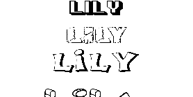 Coloriage Lily