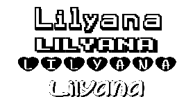 Coloriage Lilyana