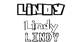 Coloriage Lindy