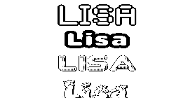 Coloriage Lisa