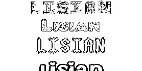 Coloriage Lisian