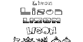 Coloriage Lison