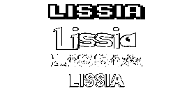 Coloriage Lissia
