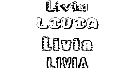 Coloriage Livia