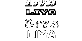 Coloriage Liya