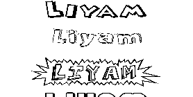 Coloriage Liyam