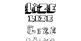 Coloriage Lize