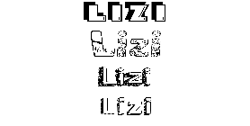 Coloriage Lizi