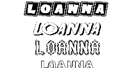 Coloriage Loanna
