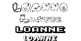 Coloriage Loanne