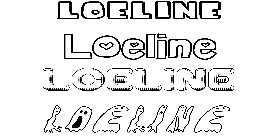 Coloriage Loeline