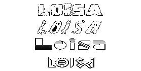 Coloriage Loisa