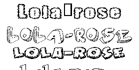 Coloriage Lola-Rose