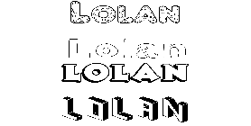Coloriage Lolan