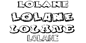 Coloriage Lolane