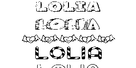 Coloriage Lolia