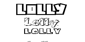 Coloriage Lolly