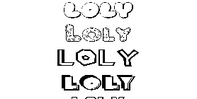 Coloriage Loly