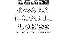 Coloriage Lomee