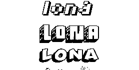 Coloriage Lona