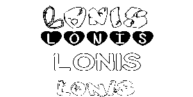 Coloriage Lonis