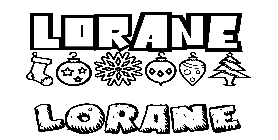 Coloriage Lorane