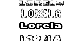 Coloriage Lorela