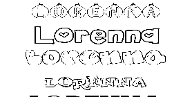 Coloriage Lorenna