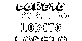 Coloriage Loreto