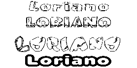 Coloriage Loriano