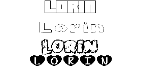Coloriage Lorin