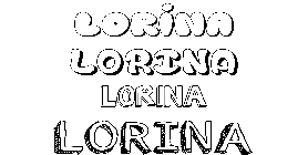 Coloriage Lorina