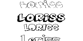 Coloriage Loriss